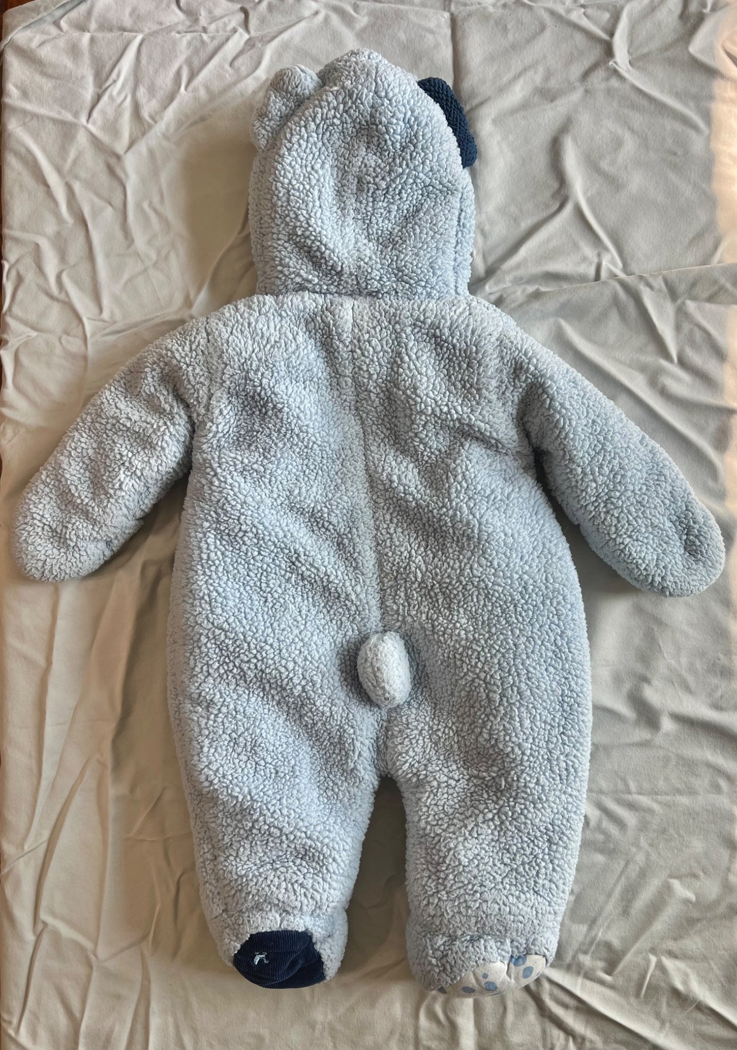 Bébé D’Amour puppy dog fleece bunting, Kids 3 Month (0-3M)