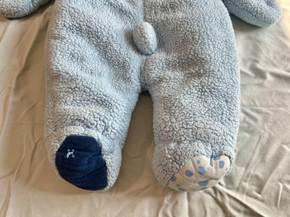Bébé D’Amour puppy dog fleece bunting, Kids 3 Month (0-3M)