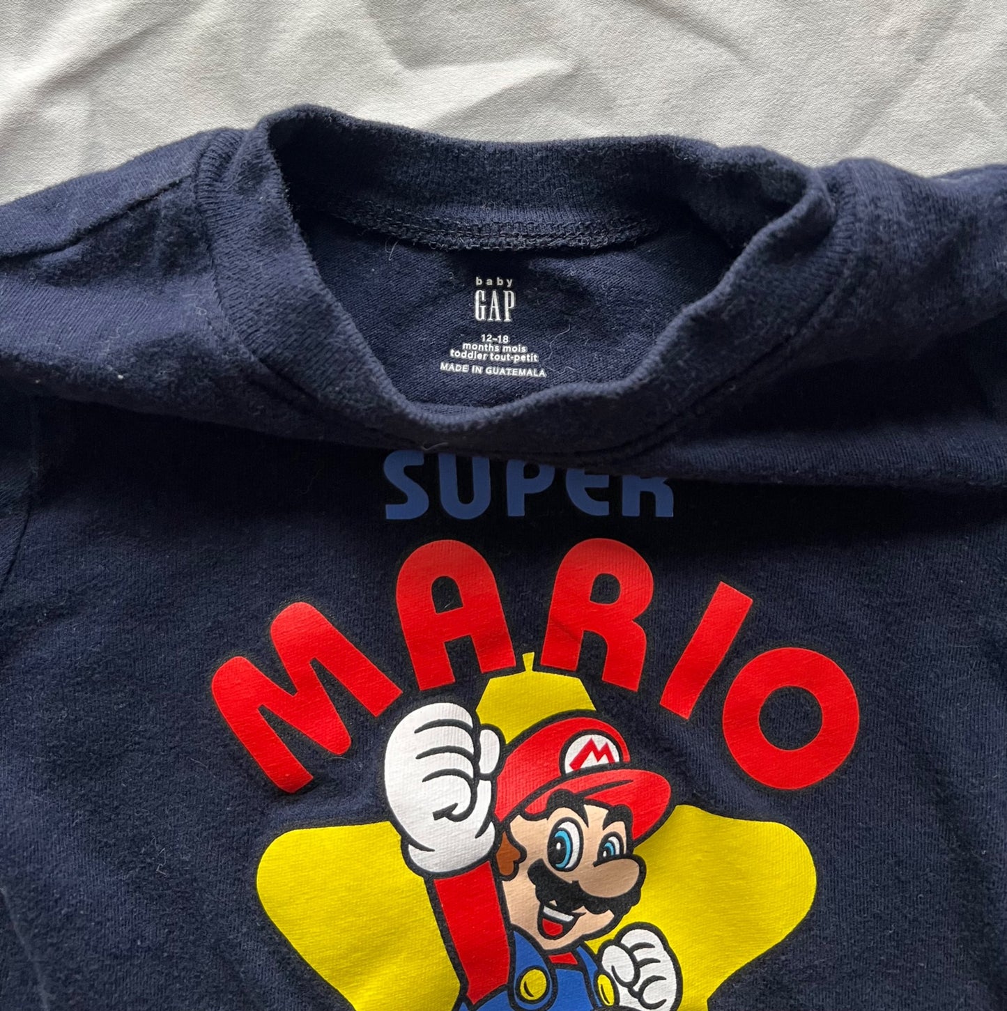 Bundle of Mario tops, Kids 12 Month (9-12M)