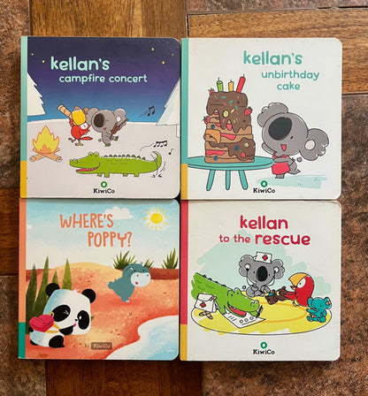 KiwiCo board book bundle: Kellan the koala stories