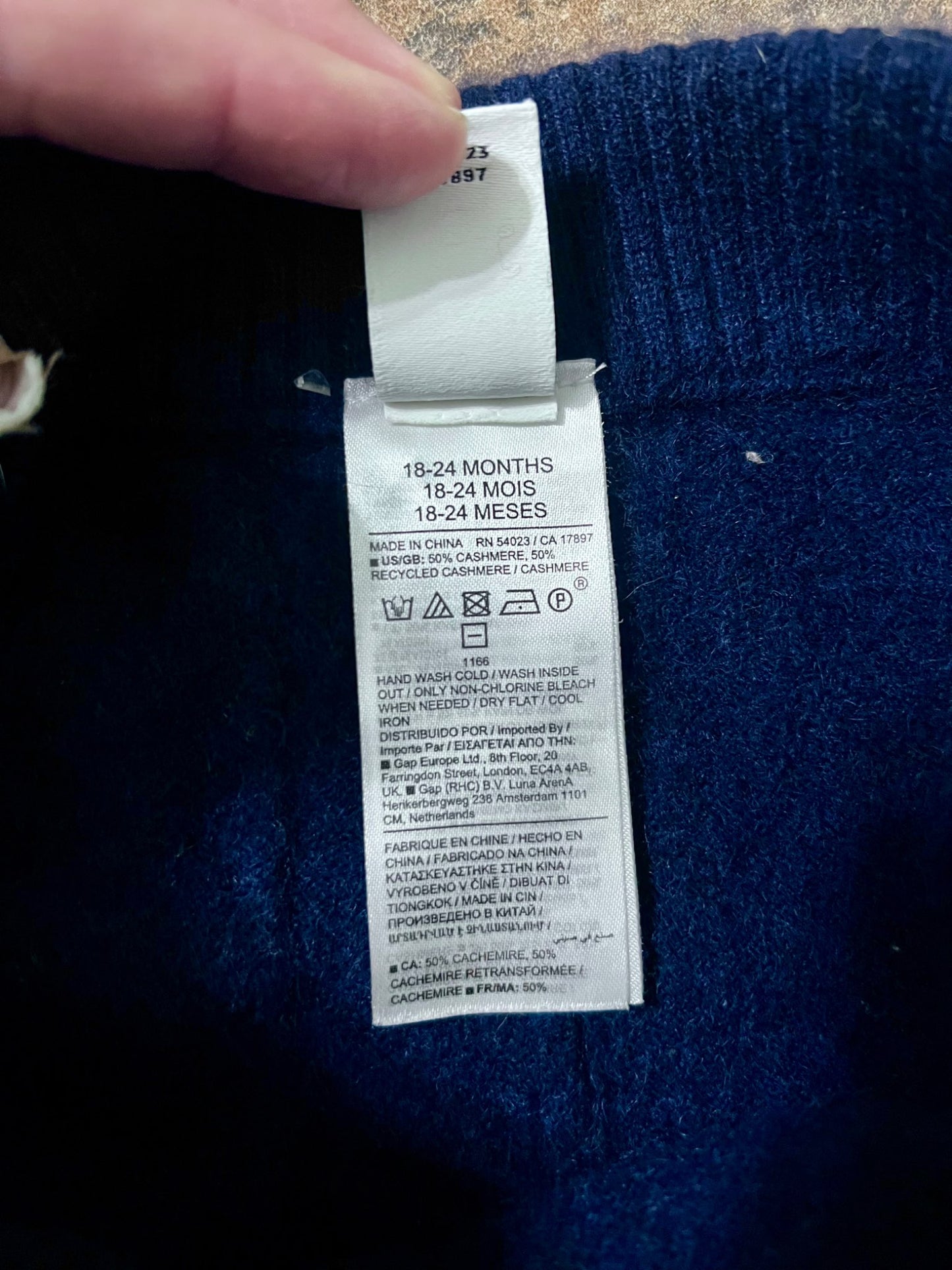 Banana Republic 100% cashmere pants, Kids 24 Month (18-24M)