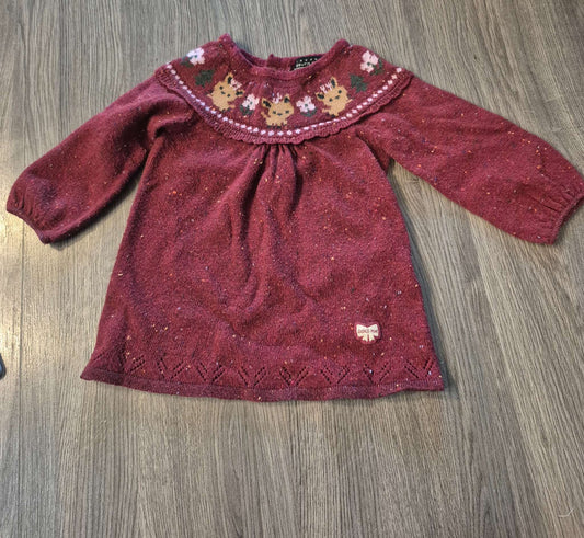 Souris Mini 6-9m xmas top, Kids 9 Month (6-9M)