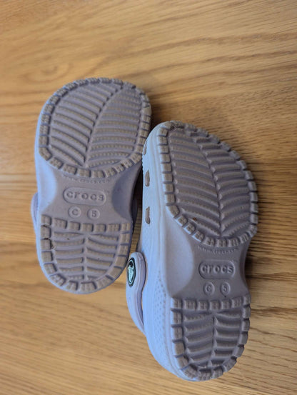 Crocs C5 Purple, Shoes 5 (Walkers:12-24 mth)