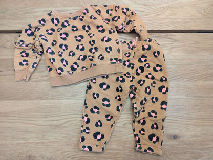 Leopard Print Sweatsuit, Kids 2T