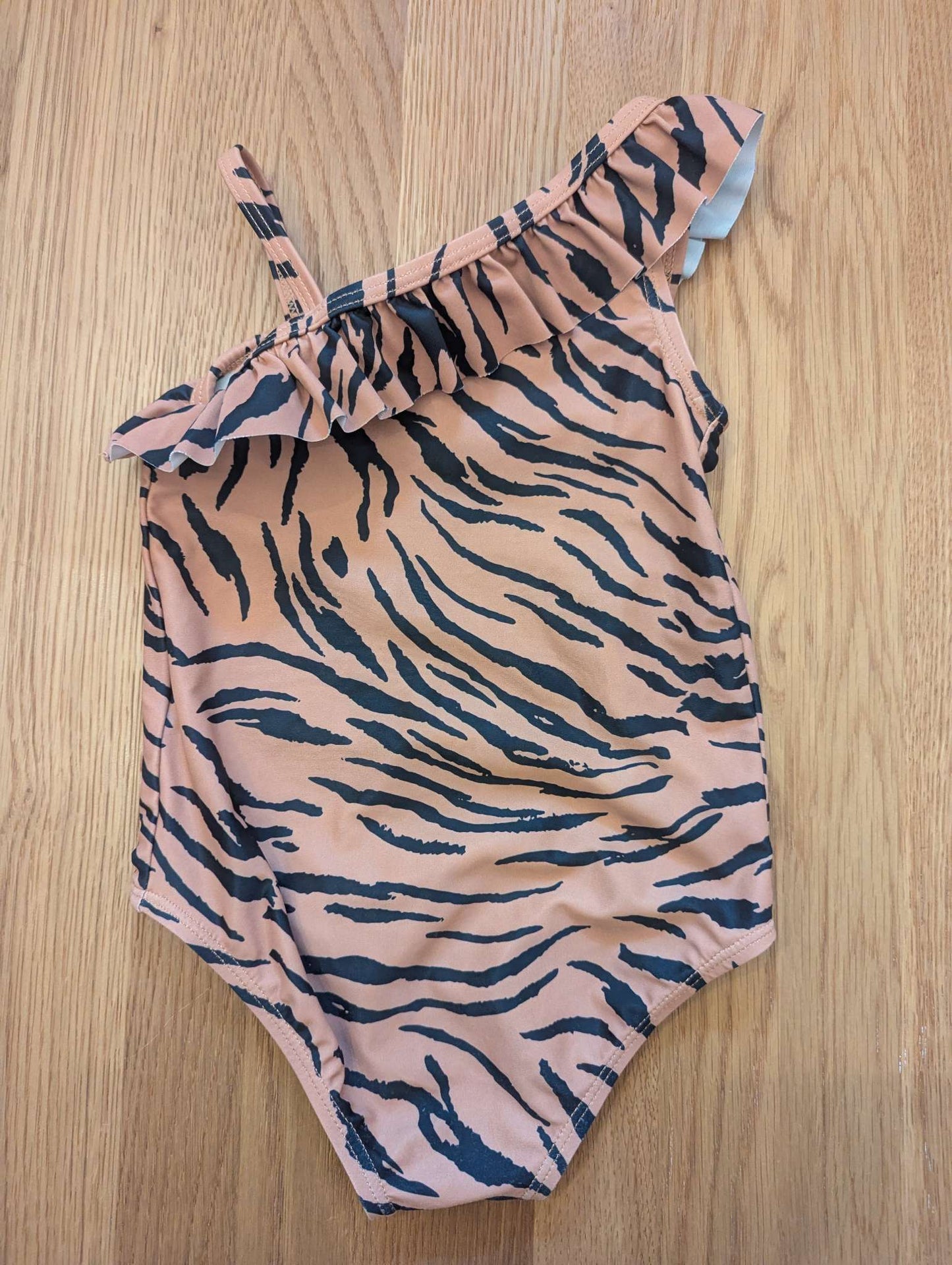 Tiger Print Toddler Swimsuit, Kids 24 Month (18-24M)