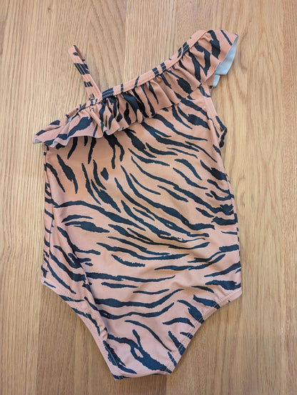 Tiger Print Toddler Swimsuit, Kids 24 Month (18-24M)