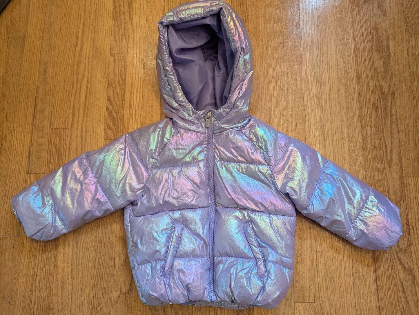 Purple Puffer Jacket, Kids 24 Month (18-24M)