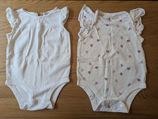 Flutter Short Sleeve Onesies, Kids 12 Month (9-12M)