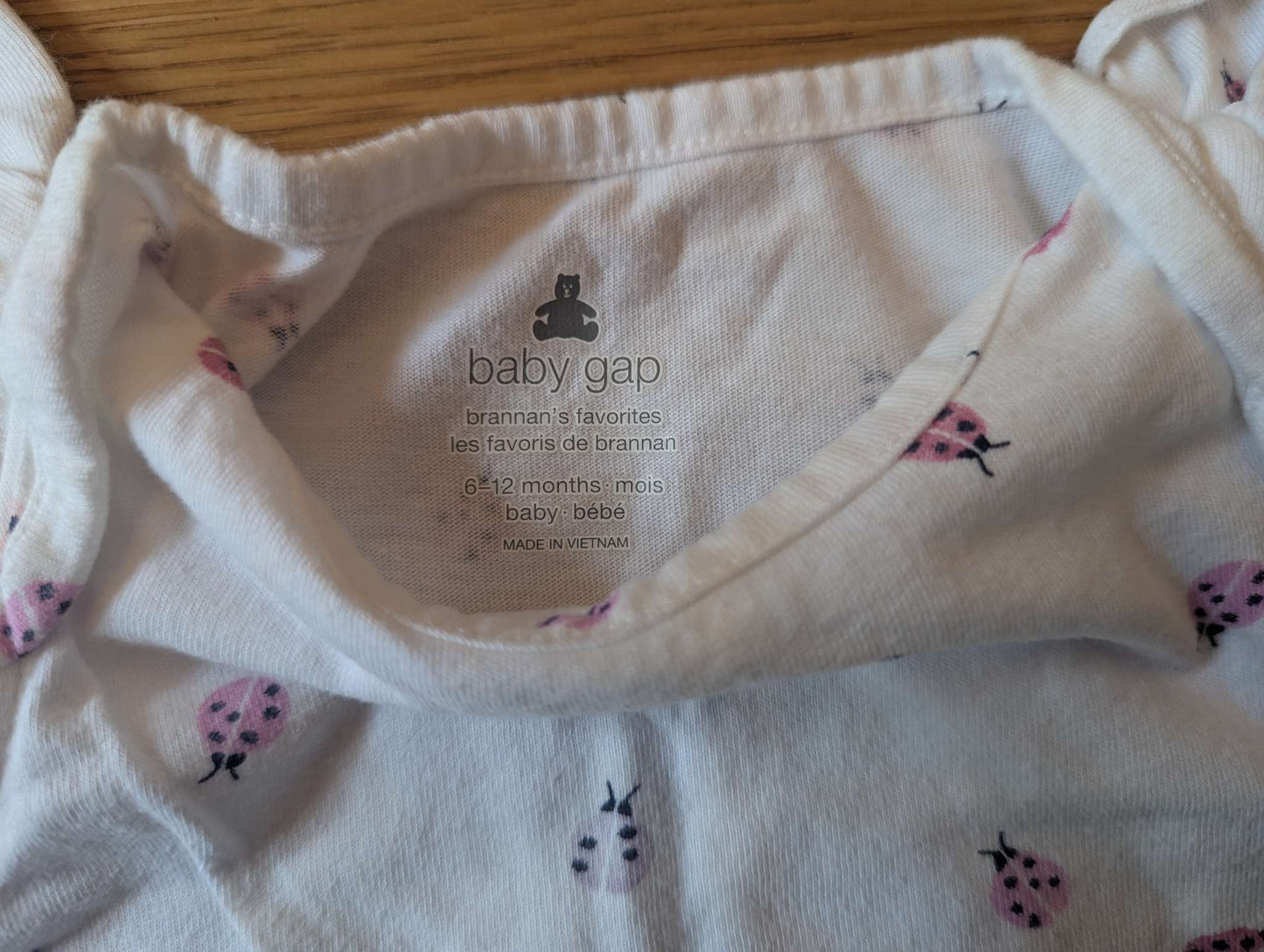 Flutter Short Sleeve Onesies, Kids 12 Month (9-12M)