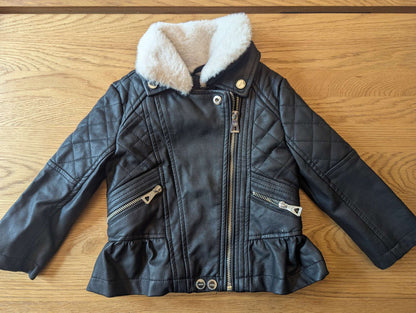 Faux Leather Jacket, Kids 2T