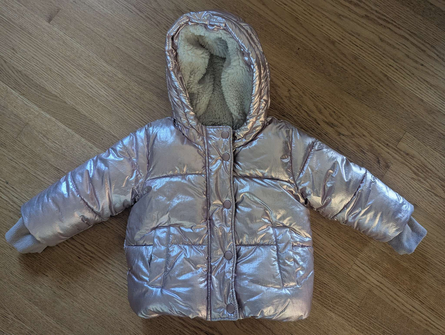 Gap Pink Puffer, Kids 24 Month (18-24M)