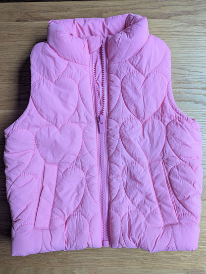 Pink Puffer Vest, Kids 24 Month (18-24M)