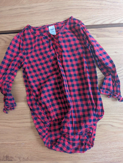 Plaid Onesie, Kids 24 Month (18-24M)