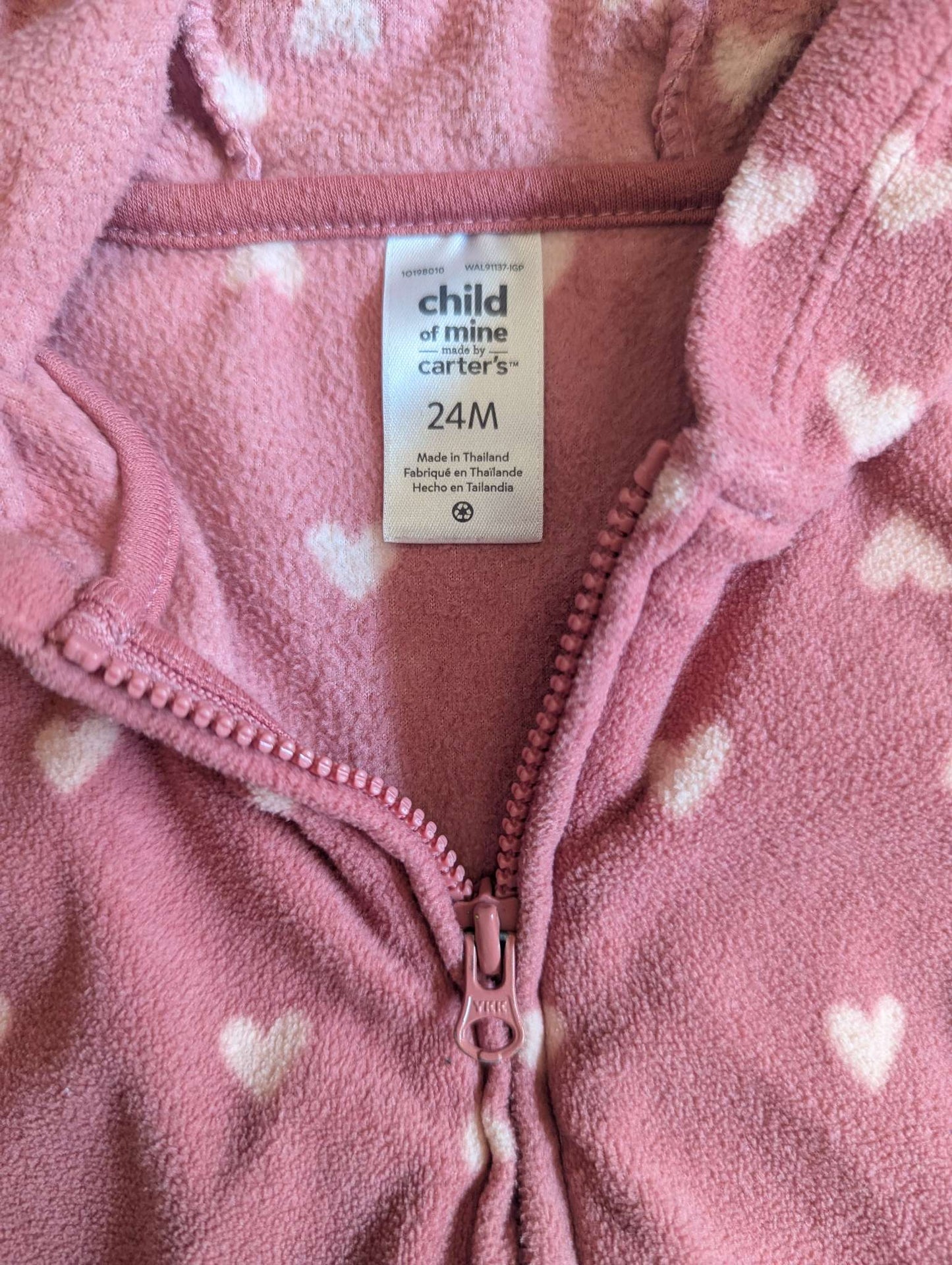 Pink Ruffle Fleece, Kids 24 Month (18-24M)
