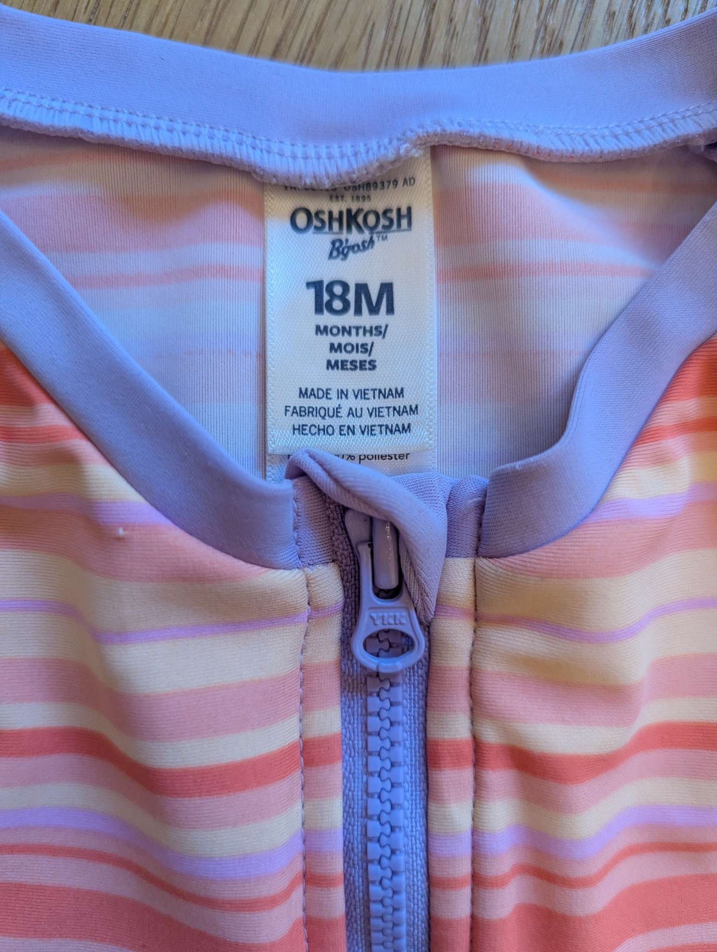 Purple Two Piece Swim Set, Kids 18 Month (12-18M)
