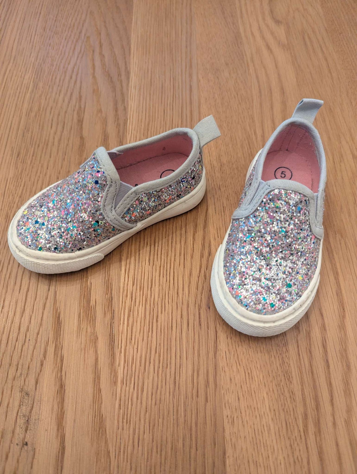 Sparkle Slip-On Shoes, Shoes 5 (Walkers:12-24 mth)