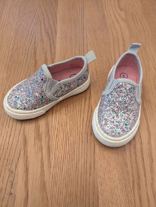 Sparkle Slip-On Shoes, Shoes 5 (Walkers:12-24 mth)