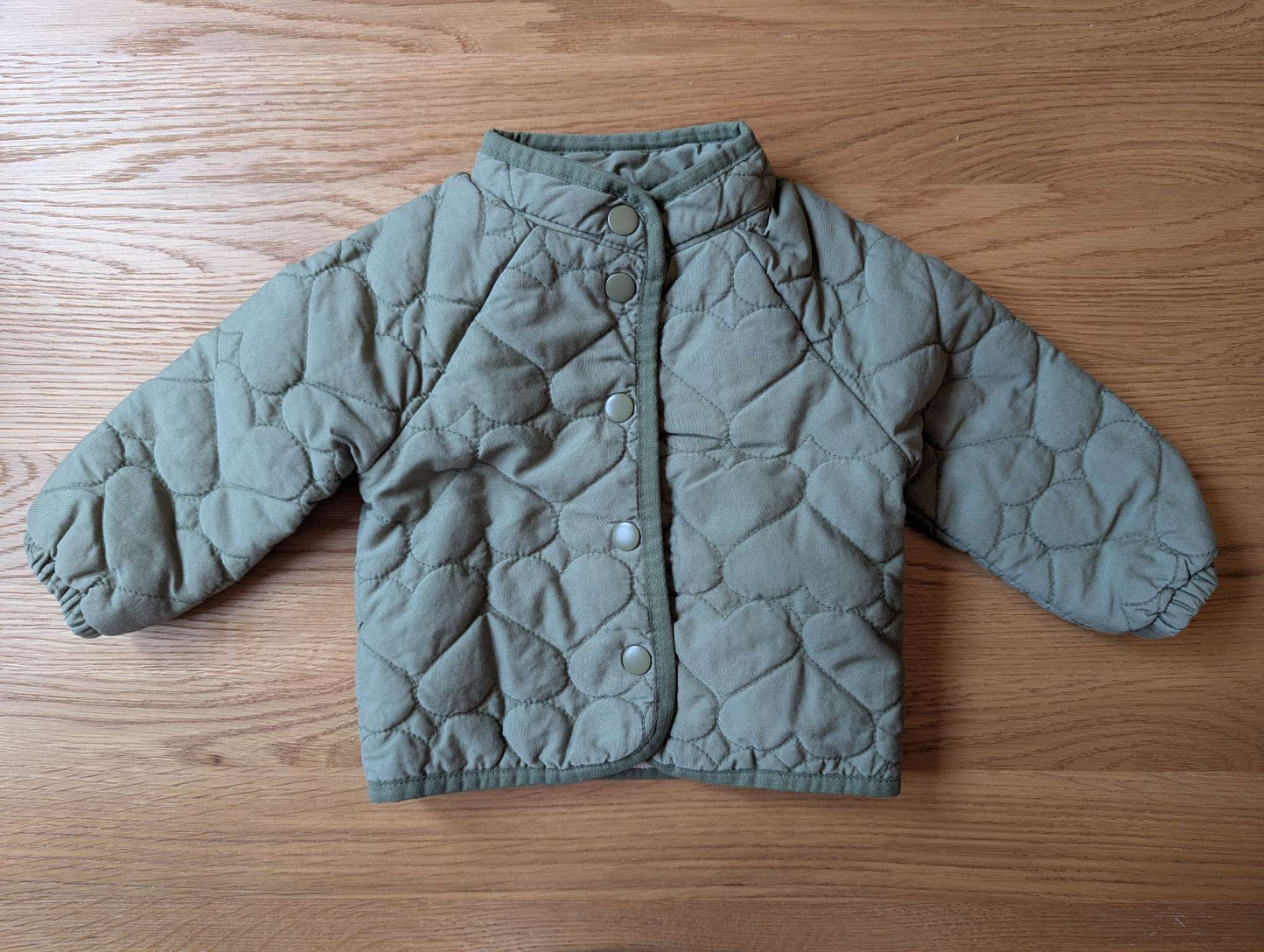 Green Quilted Jacket, Kids 12 Month (9-12M)
