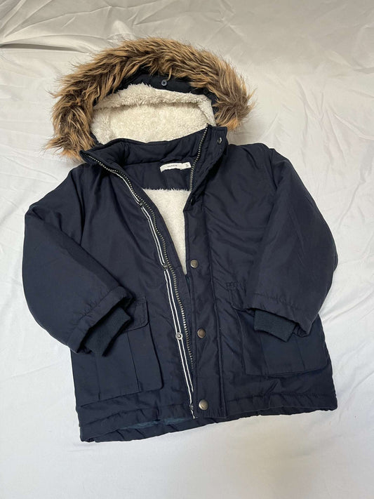 Name It Winter Jacket, Navy Blue, Size 4T, Retails $120, EUC, Kids 4/4T