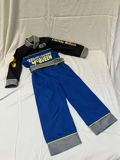 Disney Pixar Cars Reversible Lightning McQueen Costumes (Blue & Red), EUC– Size 4T, Retails  $50, Kids 4/4T