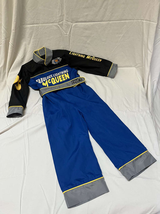Disney Pixar Cars Reversible Lightning McQueen Costumes (Blue & Red), EUC– Size 4T, Retails  $50, Kids 4/4T