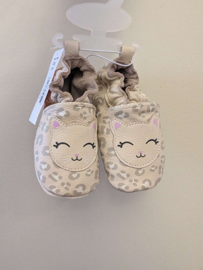Joe Fresh cat slippers (12-18m) NWT, Shoes 4.5 (Walkers:12-24 mth)
