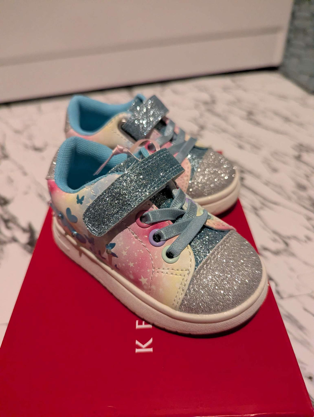 light up infant sneakers size 5, NWT, Shoes 5 (Walkers:12-24 mth)