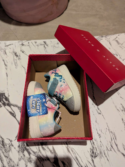 light up infant sneakers size 5, NWT, Shoes 5 (Walkers:12-24 mth)