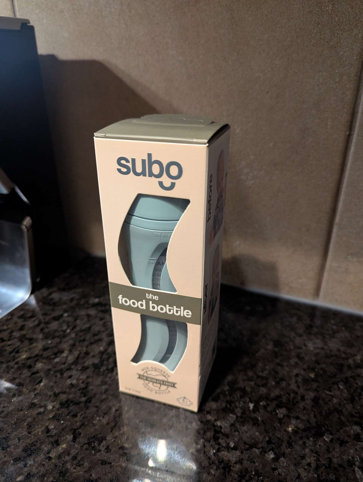 Subo Food Bottle, light blue, NWT, Retails: $34.99