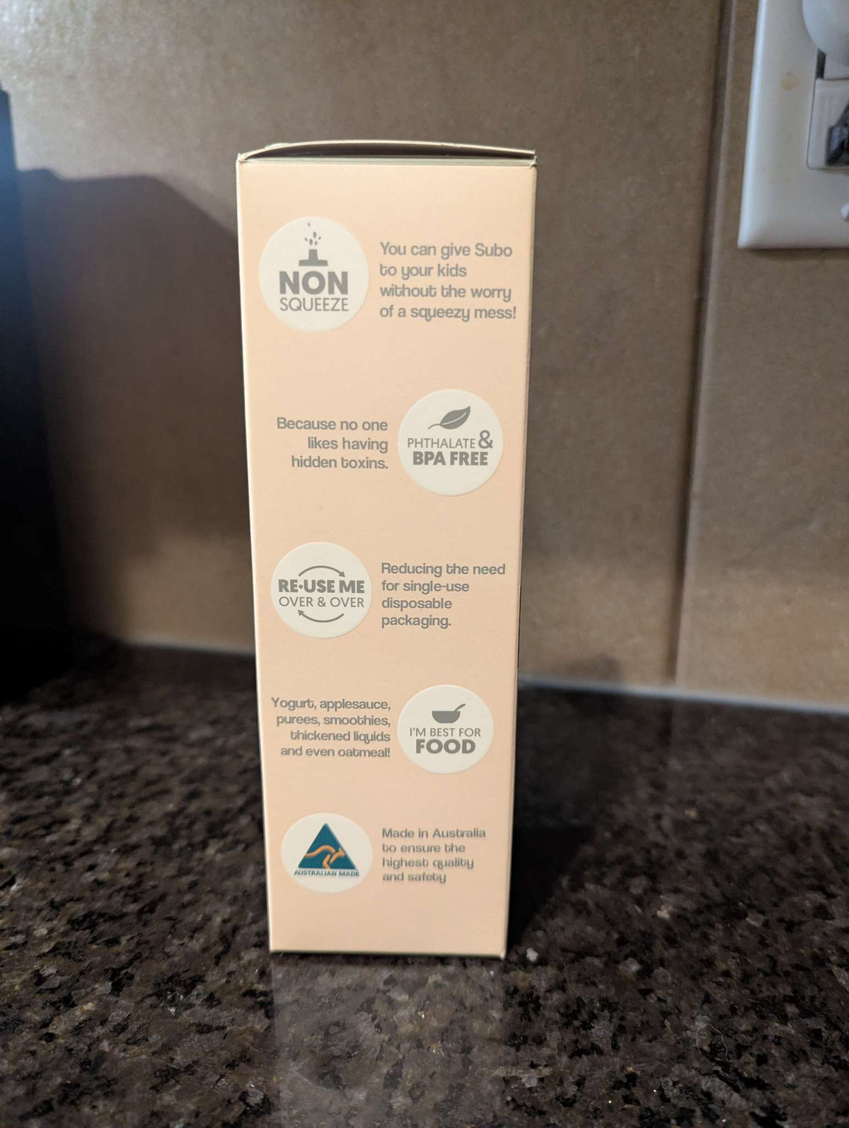 Subo Food Bottle, light blue, NWT, Retails: $34.99