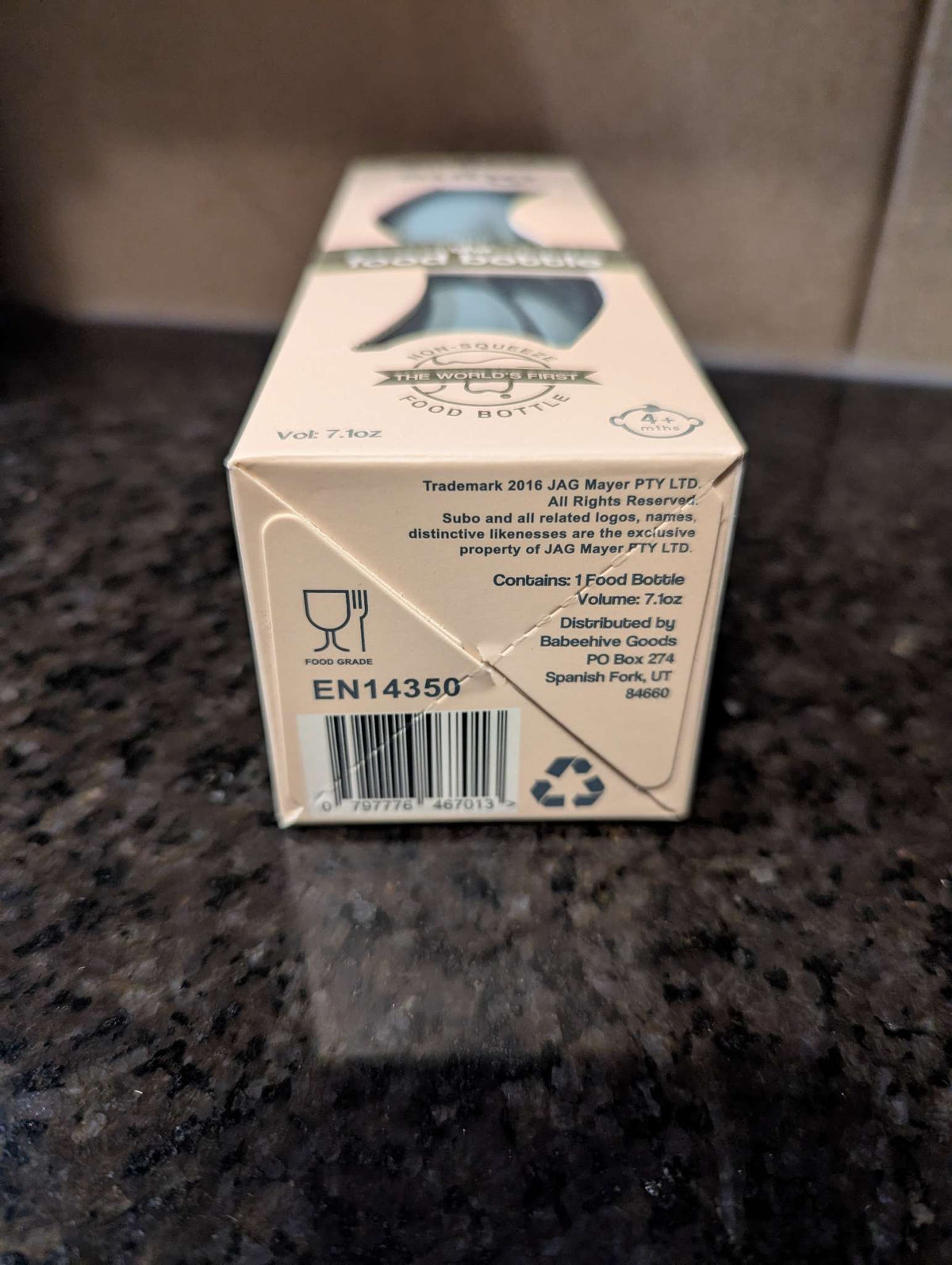 Subo Food Bottle, light blue, NWT, Retails: $34.99