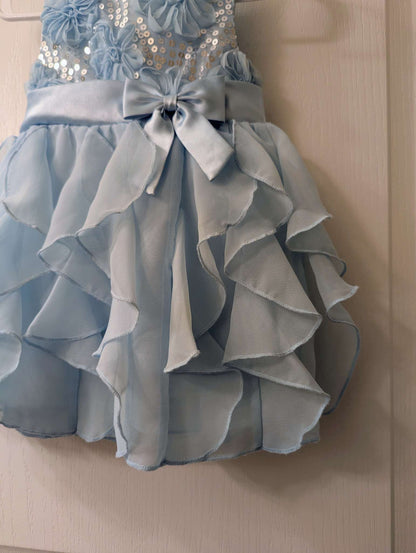 'American princess' blue sequin dress 18m, Kids 18 Month (12-18M)