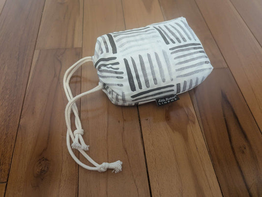 Small Bassinet Waterproof Sheet - (Lines design)