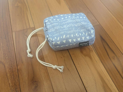 Small Bassinet Waterproof Sheet - (Geo design)