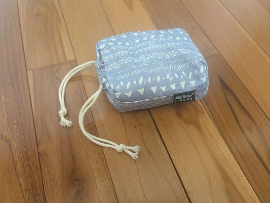 Small Bassinet Waterproof Sheet - (Geo design)