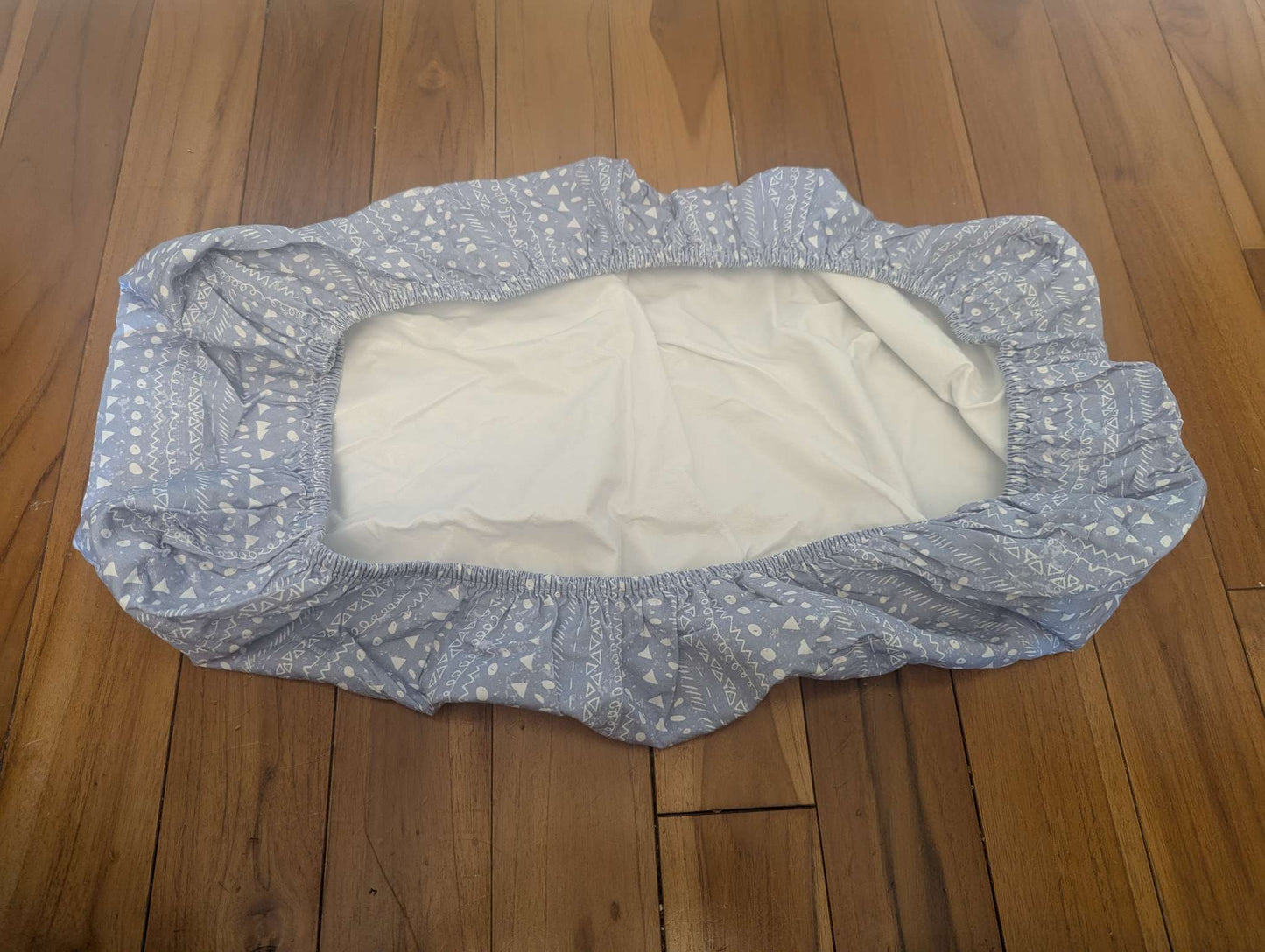 Small Bassinet Waterproof Sheet - (Geo design)