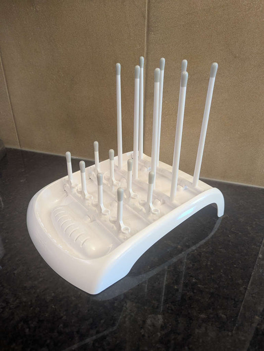 Munchkin Baby Bottle Countertop Drying Rack, Grey