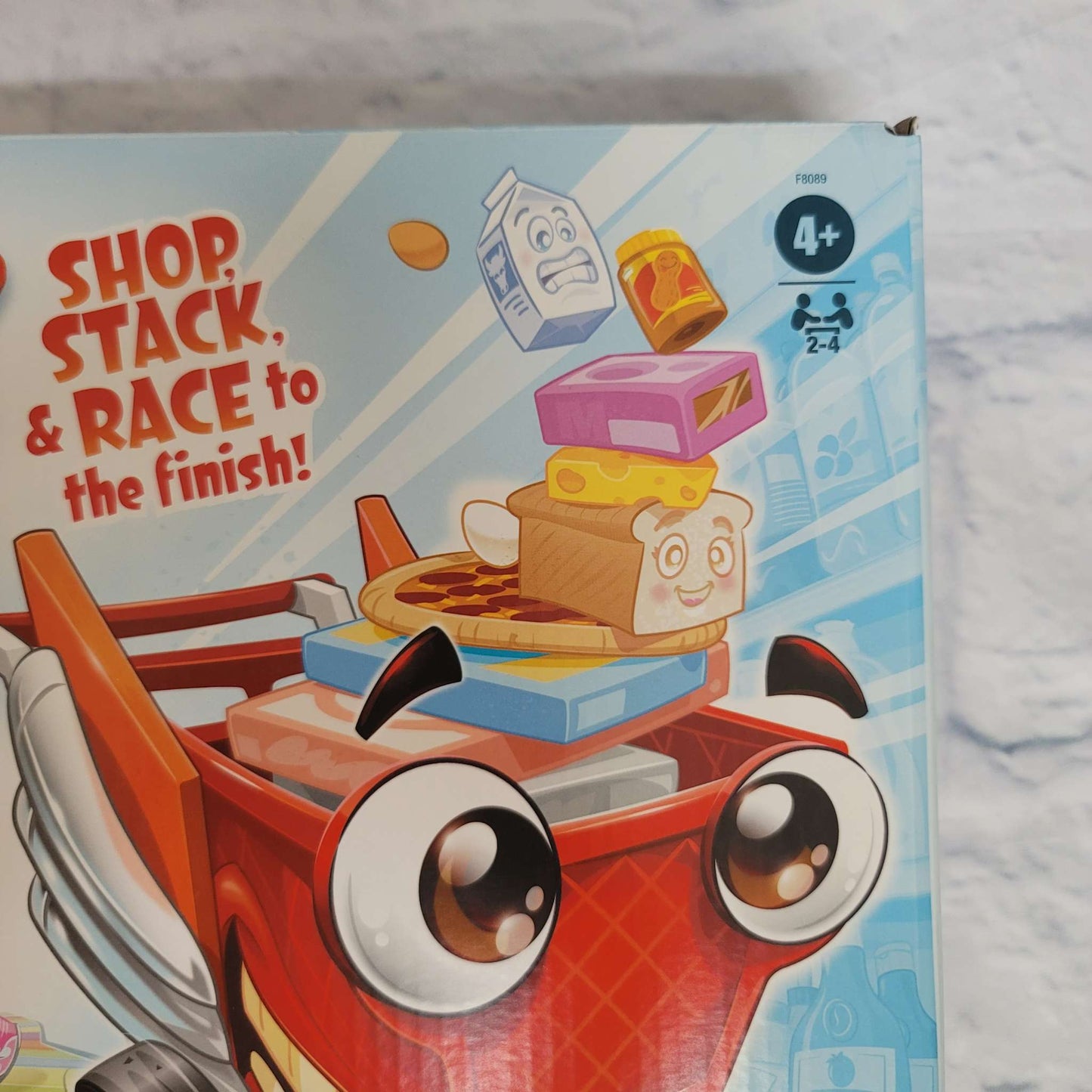 Grocery Go Karts Board Game for Preschoolers and Kids Ages 4 and Up, 2-4 Players, New