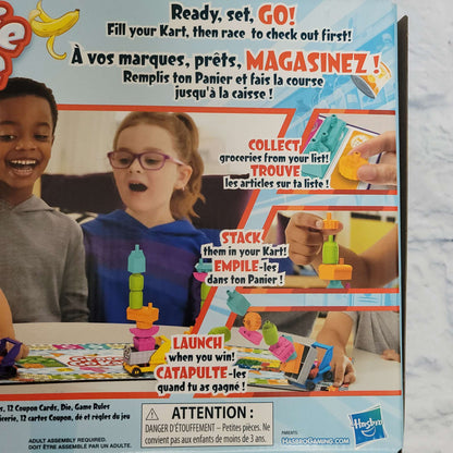 Grocery Go Karts Board Game for Preschoolers and Kids Ages 4 and Up, 2-4 Players, New