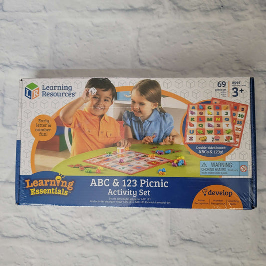 Learning Resources Abc & 123 Picnic Activity Set, NEW