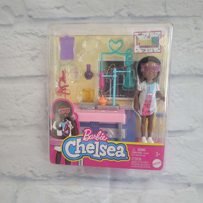 Barbie Chelsea Doll, Can Be Scientist Playset, 3+, NEW