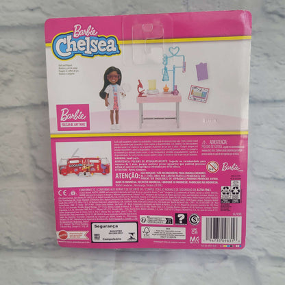 Barbie Chelsea Doll, Can Be Scientist Playset, 3+, NEW