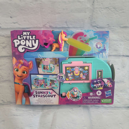 My Little Pony Playset Sunny Starscout Smoothie Truck Set, 5+, NEW