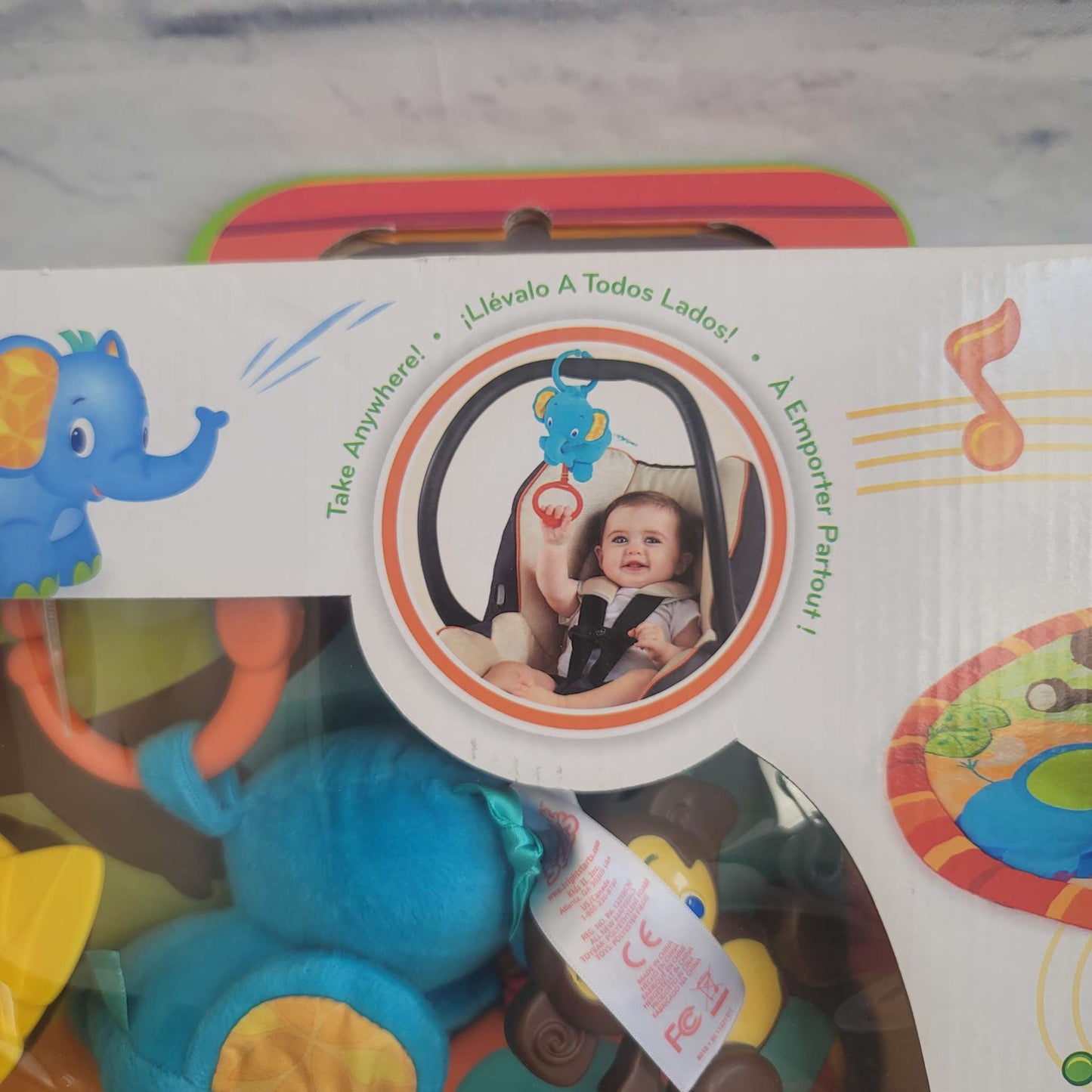 Bright Starts, Jammin' Jungle Activity Gym, 0+, NEW