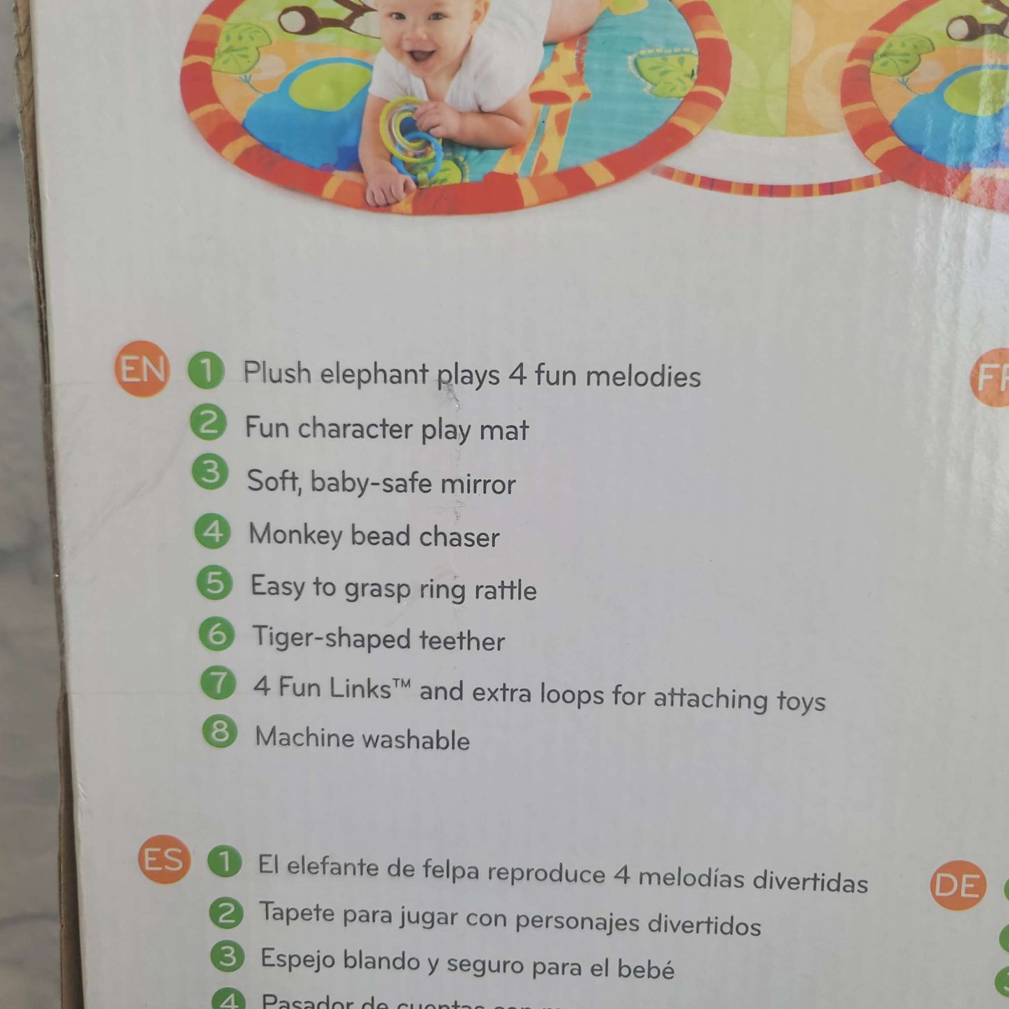 Bright Starts, Jammin' Jungle Activity Gym, 0+, NEW