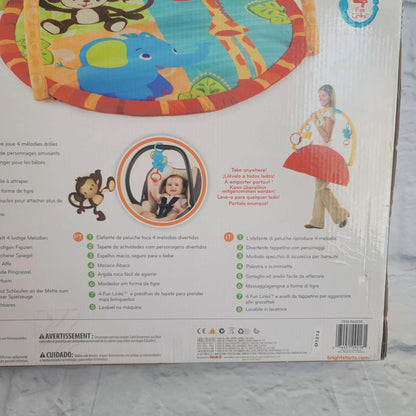 Bright Starts, Jammin' Jungle Activity Gym, 0+, NEW