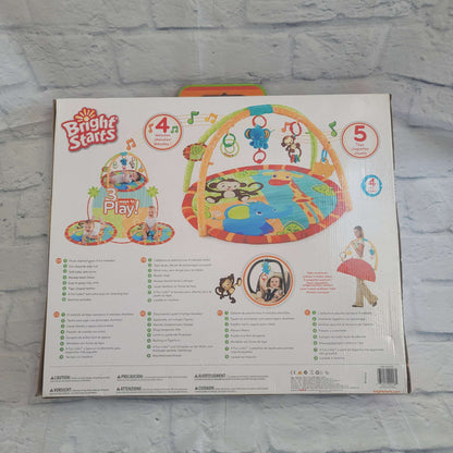 Bright Starts, Jammin' Jungle Activity Gym, 0+, NEW