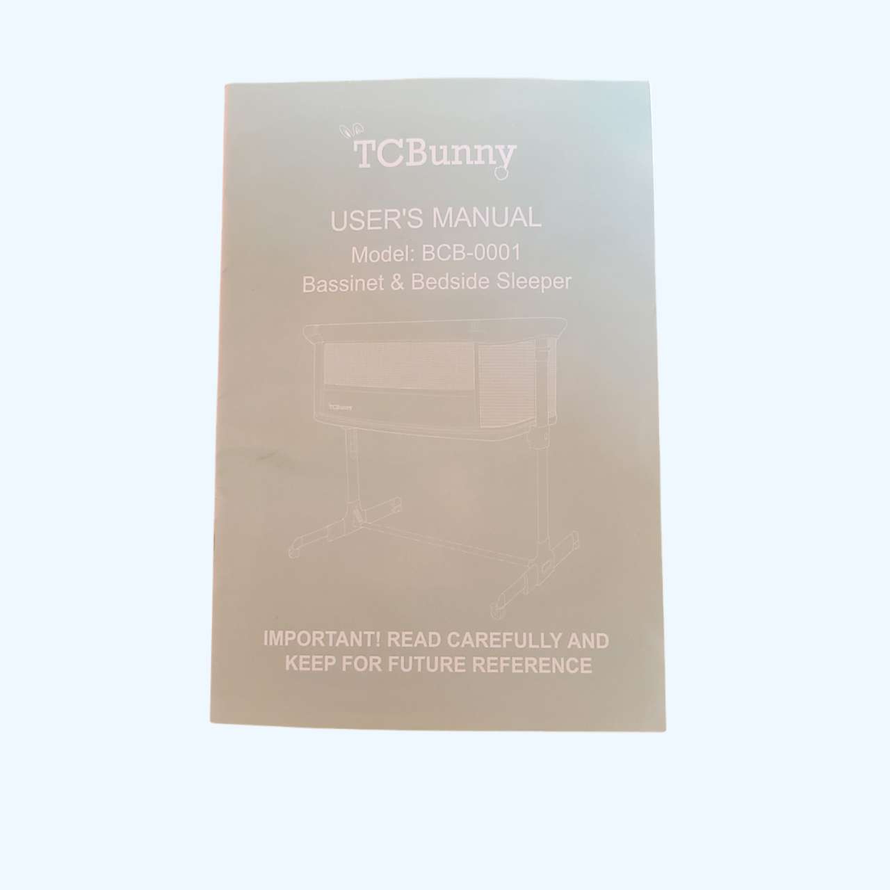 TCBunny 2-in-1 Baby Bassinet Sleeper, Adjustable Portable Crib Bed, VGUC, MRSP $199.99