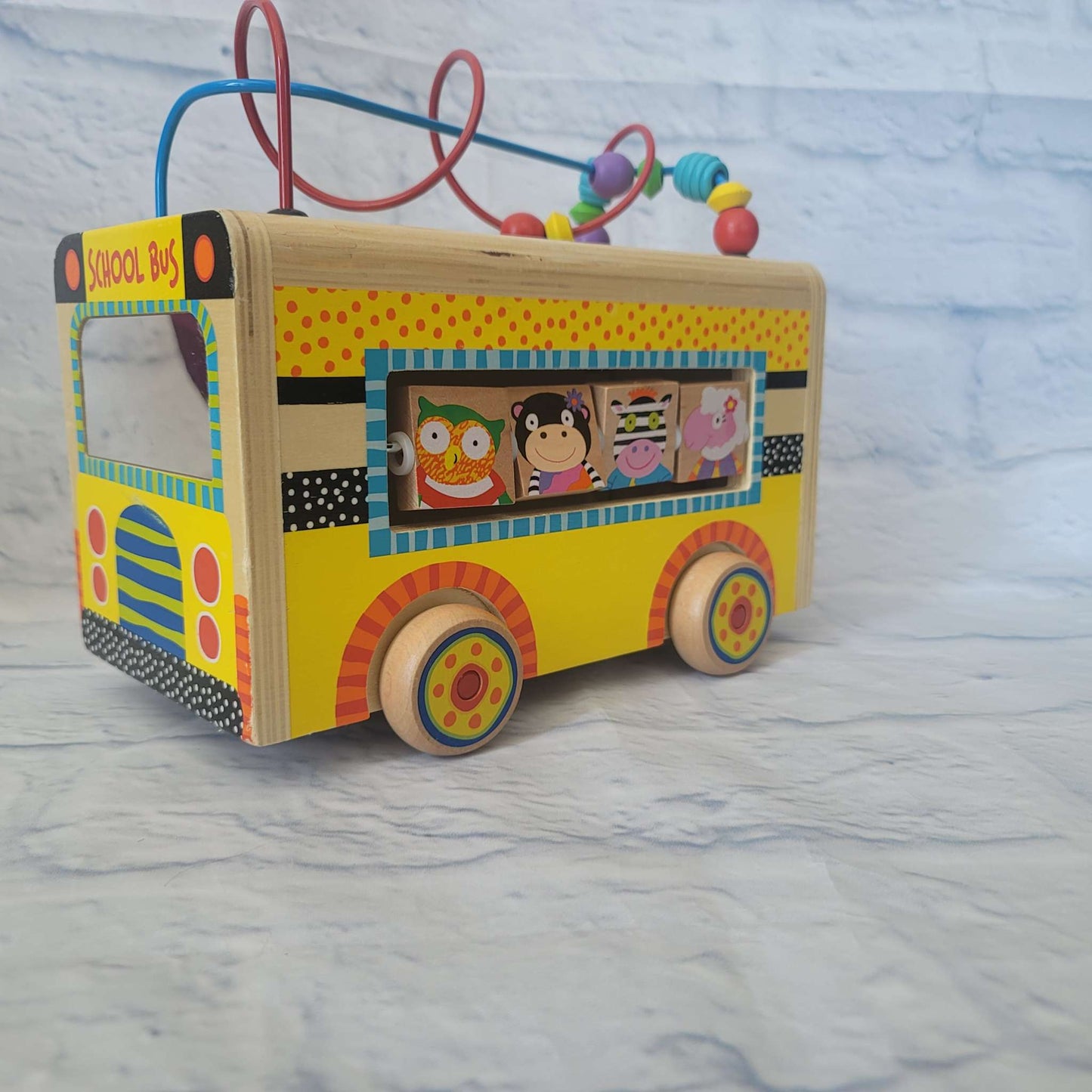 Alex Rolling Busy Bus, Wood, GUC