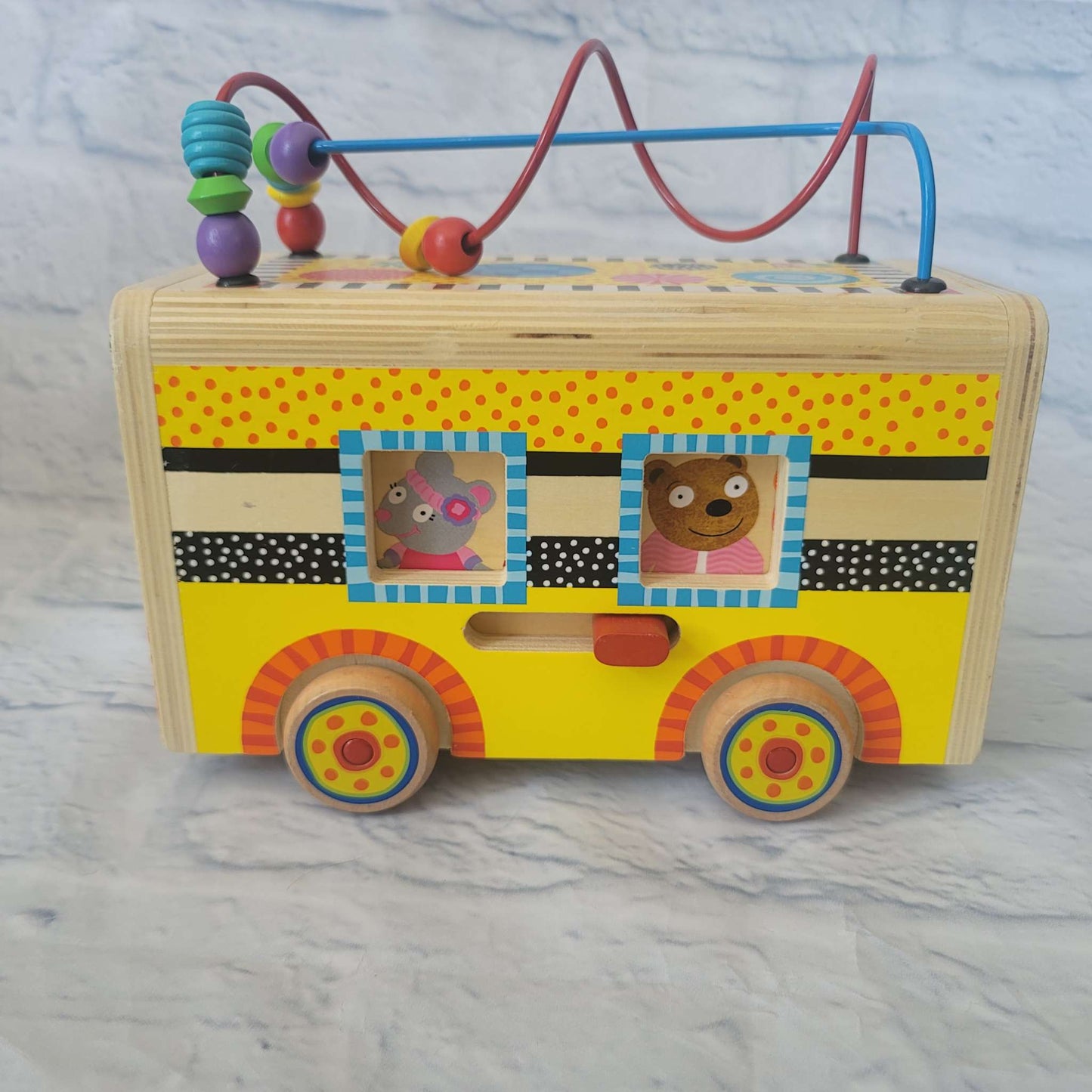 Alex Rolling Busy Bus, Wood, GUC